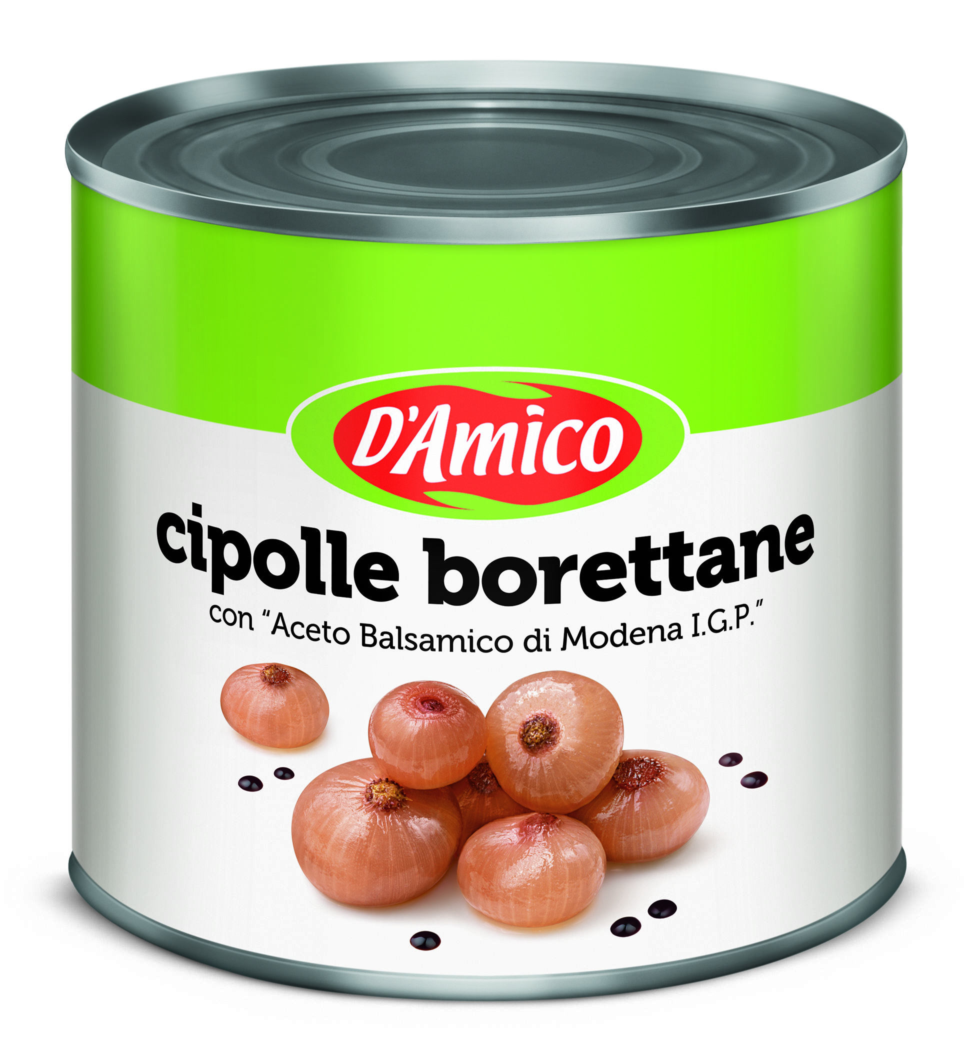D'Amico Borettane Onions with "Balsamic Vinegar di Modena" 2600g